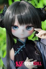 MOZU  非笑  85cm 小胸 6kg 肌色＆瞳色＆ウィッグ＆メイク＆衣装は画像と同じ  ビニールヘッド+TPEボディ ラブドール