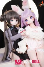 MOZU  非笑  85cm 小胸 6kg 肌色＆瞳色＆ウィッグ＆メイク＆衣装は画像と同じ  ビニールヘッド+TPEボディ ラブドール - 画像 (13)