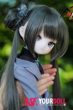 MOZU  非笑  85cm 小胸 6kg 肌色＆瞳色＆ウィッグ＆メイク＆衣装は画像と同じ  ビニールヘッド+TPEボディ ラブドール - 画像 (4)
