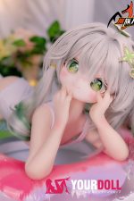 MOZU  草ちゃん  85cm 小胸 6kg 肌色＆瞳色＆ウィッグ＆メイク＆衣装は画像と同じ  ビニールヘッド+TPEボディ ラブドール - 画像 (7)