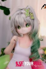MOZU  草ちゃん  85cm 小胸 6kg 肌色＆瞳色＆ウィッグ＆メイク＆衣装は画像と同じ  ビニールヘッド+TPEボディ ラブドール - 画像 (3)