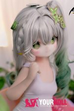 MOZU  草ちゃん  85cm 小胸 6kg 肌色＆瞳色＆ウィッグ＆メイク＆衣装は画像と同じ  ビニールヘッド+TPEボディ ラブドール - 画像 (5)
