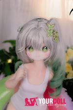 MOZU  草ちゃん  85cm 小胸 6kg 肌色＆瞳色＆ウィッグ＆メイク＆衣装は画像と同じ  ビニールヘッド+TPEボディ ラブドール - 画像 (2)