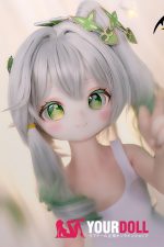 MOZU  草ちゃん  85cm 小胸 6kg 肌色＆瞳色＆ウィッグ＆メイク＆衣装は画像と同じ  ビニールヘッド+TPEボディ ラブドール