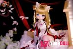 MOZU  きつねちゃん(小狐狸)  85cm 小胸 6kg 肌色＆瞳色＆ウィッグ＆メイク＆衣装は画像と同じ  ビニールヘッド+TPEボディ ラブドール - 画像 (10)