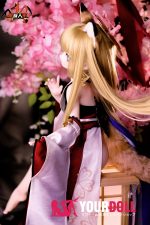 MOZU  きつねちゃん(小狐狸)  85cm 小胸 6kg 肌色＆瞳色＆ウィッグ＆メイク＆衣装は画像と同じ  ビニールヘッド+TPEボディ ラブドール - 画像 (8)