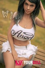WM Dolls Polly 164cm  Jカップ  #74 ブラウン肌  美人 等身大ドール - 画像 (4)