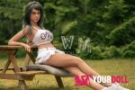 WM Dolls Polly 164cm  Jカップ  #74 ブラウン肌  美人 等身大ドール - 画像 (20)