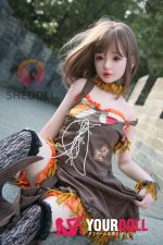 Shedoll Yuanyuan(沅沅) 140cm Aカップ シリコンヘッド ボディ材質選択可 ラブドール - 画像 (2)
