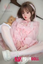 Shedoll Yuanyuan(沅沅) 140cm Aカップ シリコンヘッド ボディ材質選択可 ラブドール - 画像 (5)