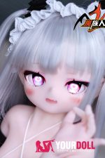 MOZU  愛莉  85cm 大胸 6kg 肌色＆瞳色＆ウィッグ＆メイク＆衣装は画像と同じ  ビニールヘッド+TPEボディ ラブドール - 画像 (5)