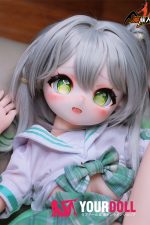 MOZU 草ちゃん2.0  85cm 大胸 6kg 肌色＆瞳色＆ウィッグ＆メイク＆衣装は画像と同じ  ビニールヘッド+TPEボディ ラブドール