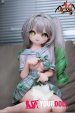 MOZU 草ちゃん2.0  85cm 大胸 6kg 肌色＆瞳色＆ウィッグ＆メイク＆衣装は画像と同じ  ビニールヘッド+TPEボディ ラブドール - 画像 (12)