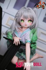 MOZU 草ちゃん2.0  85cm 大胸 6kg 肌色＆瞳色＆ウィッグ＆メイク＆衣装は画像と同じ  ビニールヘッド+TPEボディ ラブドール - 画像 (4)