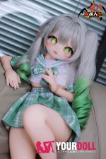 MOZU 草ちゃん2.0  85cm 大胸 6kg 肌色＆瞳色＆ウィッグ＆メイク＆衣装は画像と同じ  ビニールヘッド+TPEボディ ラブドール - 画像 (8)