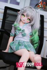 MOZU 草ちゃん2.0  85cm 大胸 6kg 肌色＆瞳色＆ウィッグ＆メイク＆衣装は画像と同じ  ビニールヘッド+TPEボディ ラブドール - 画像 (6)