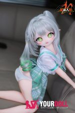MOZU 草ちゃん2.0  85cm 大胸 6kg 肌色＆瞳色＆ウィッグ＆メイク＆衣装は画像と同じ  ビニールヘッド+TPEボディ ラブドール - 画像 (3)