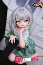 MOZU 草ちゃん2.0  85cm 大胸 6kg 肌色＆瞳色＆ウィッグ＆メイク＆衣装は画像と同じ  ビニールヘッド+TPEボディ ラブドール - 画像 (2)