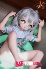 MOZU 草ちゃん2.0  85cm 大胸 6kg 肌色＆瞳色＆ウィッグ＆メイク＆衣装は画像と同じ  ビニールヘッド+TPEボディ ラブドール - 画像 (14)