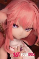 MOZU きつねちゃん(小狐狸) 2.0 85cm 小胸 6kg 肌色＆瞳色＆ウィッグ＆メイク＆衣装は画像と同じ  ビニールヘッド+TPEボディ ラブドール - 画像 (2)