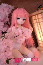 MOZU きつねちゃん(小狐狸) 2.0 85cm 小胸 6kg 肌色＆瞳色＆ウィッグ＆メイク＆衣装は画像と同じ  ビニールヘッド+TPEボディ ラブドール - 画像 (2)