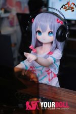 MOZU 和泉纱雾 小胸 121cm 14.7kg 肌色＆瞳色＆ウィッグ＆メイク＆衣装は画像と同じ ビニールヘッド+TPEボディ ラブドール - 画像 (12)