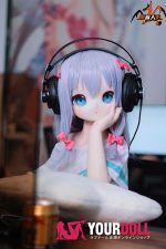 MOZU 和泉纱雾 小胸 121cm 14.7kg 肌色＆瞳色＆ウィッグ＆メイク＆衣装は画像と同じ ビニールヘッド+TPEボディ ラブドール - 画像 (10)