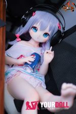 MOZU 和泉纱雾 小胸 121cm 14.7kg 肌色＆瞳色＆ウィッグ＆メイク＆衣装は画像と同じ ビニールヘッド+TPEボディ ラブドール - 画像 (9)
