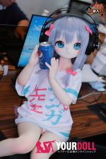 MOZU 和泉纱雾 小胸 121cm 14.7kg 肌色＆瞳色＆ウィッグ＆メイク＆衣装は画像と同じ ビニールヘッド+TPEボディ ラブドール - 画像 (5)