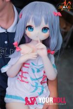 MOZU 和泉纱雾 小胸 121cm 14.7kg 肌色＆瞳色＆ウィッグ＆メイク＆衣装は画像と同じ ビニールヘッド+TPEボディ ラブドール - 画像 (4)