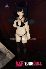 GUAVADOLL DM02 136cm AAカップ ノーマル肌 手描きメイク ビニール製のヘッド 小悪魔 アニメドール - 画像 (5)