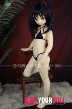 GUAVADOLL DM02 136cm AAカップ ノーマル肌 手描きメイク ビニール製のヘッド 小悪魔 アニメドール - 画像 (7)