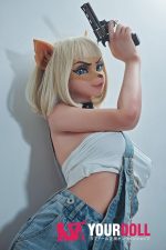 ElsaBabe Zana fox ZHC004 165cm-M ピンク肌 フルシリコン製 ダッチワイフ - 画像 (15)