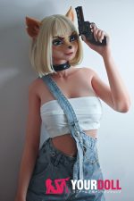 ElsaBabe Zana fox ZHC004 165cm-M ピンク肌 フルシリコン製 ダッチワイフ - 画像 (6)