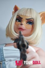 ElsaBabe Zana fox ZHC004 165cm-M ピンク肌 フルシリコン製 ダッチワイフ - 画像 (10)