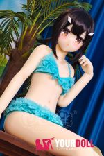 AotumeDoll #99 135cm AAカップ Slim フルTPE アニメドール ラブドール - 画像 (5)