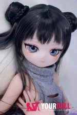 MOZU 非笑 85cm 小胸 6kg 肌色＆瞳色＆ウィッグ＆メイク＆衣装は画像と同じ  ビニールヘッド+TPEボディ ラブドール