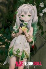 MOZU 草ちゃん 85cm 小胸 6kg 肌色＆瞳色＆ウィッグ＆メイク＆衣装は画像と同じ  ビニールヘッド+TPEボディ ラブドール - 画像 (12)