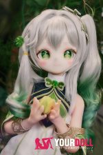 MOZU 草ちゃん 85cm 小胸 6kg 肌色＆瞳色＆ウィッグ＆メイク＆衣装は画像と同じ  ビニールヘッド+TPEボディ ラブドール