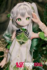 MOZU 草ちゃん 85cm 小胸 6kg 肌色＆瞳色＆ウィッグ＆メイク＆衣装は画像と同じ  ビニールヘッド+TPEボディ ラブドール - 画像 (8)