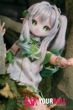 MOZU 草ちゃん 85cm 小胸 6kg 肌色＆瞳色＆ウィッグ＆メイク＆衣装は画像と同じ  ビニールヘッド+TPEボディ ラブドール - 画像 (11)
