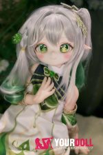 MOZU 草ちゃん 85cm 小胸 6kg 肌色＆瞳色＆ウィッグ＆メイク＆衣装は画像と同じ  ビニールヘッド+TPEボディ ラブドール - 画像 (2)