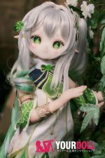 MOZU 草ちゃん 85cm 小胸 6kg 肌色＆瞳色＆ウィッグ＆メイク＆衣装は画像と同じ  ビニールヘッド+TPEボディ ラブドール - 画像 (7)