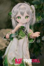 MOZU 草ちゃん 85cm 小胸 6kg 肌色＆瞳色＆ウィッグ＆メイク＆衣装は画像と同じ  ビニールヘッド+TPEボディ ラブドール - 画像 (6)
