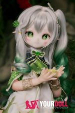 MOZU 草ちゃん 85cm 小胸 6kg 肌色＆瞳色＆ウィッグ＆メイク＆衣装は画像と同じ  ビニールヘッド+TPEボディ ラブドール - 画像 (3)
