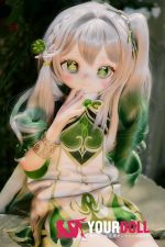 MOZU 草ちゃん 85cm 小胸 6kg 肌色＆瞳色＆ウィッグ＆メイク＆衣装は画像と同じ  ビニールヘッド+TPEボディ ラブドール - 画像 (4)