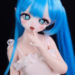 MOZU 芙芙 85cm 小胸 6kg 3Dの口と一体式の舌内蔵 肌色＆瞳色＆ウィッグ＆メイク＆衣装は画像と同じ  ビニールヘッド+TPEボディエルフ ラブドール