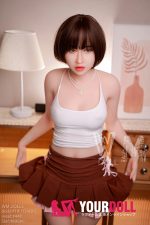 WM Dolls 秋海 154cm  Aカップ  #448 ノーマル肌  貧乳ラブドール - 画像 (11)