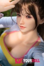 Yearndoll  秋香 Y216 160cm Fカップ 美人 顎機能あり ノーマル肌  シリコンヘッド+TPEボディ ラブドール - 画像 (12)