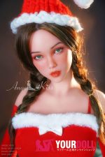 Angelkiss Flo LS#50 164cm Hカップ ROS顎機能付き 小麦肌 フルシリコン サンタガール ラブドール